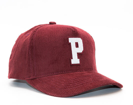 Kšiltovka Pink Dolphin P Corduroy Maroon Snapback