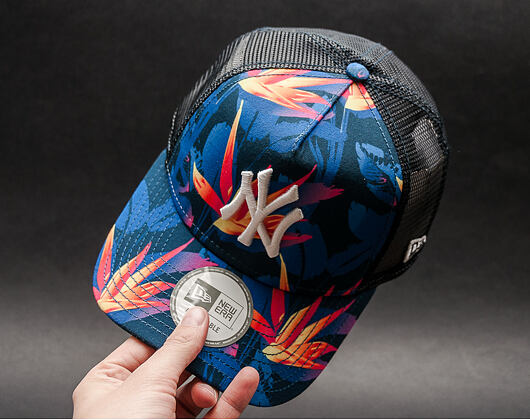 Kšiltovka NEW ERA Birds Of Paradise New York Yankees 9FORTY Trucker Snapback