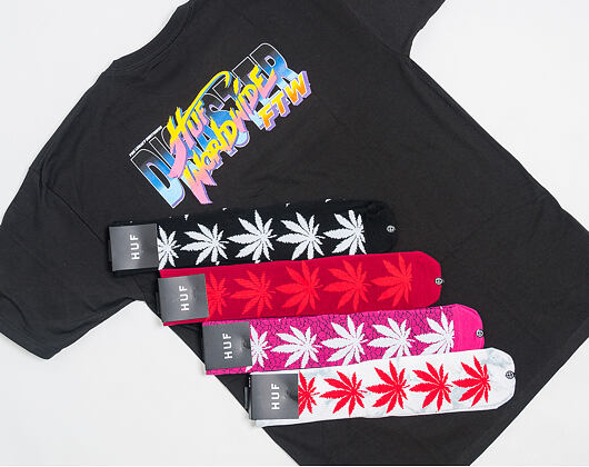 Ponožky HUF Plantlife Lite Crew Black