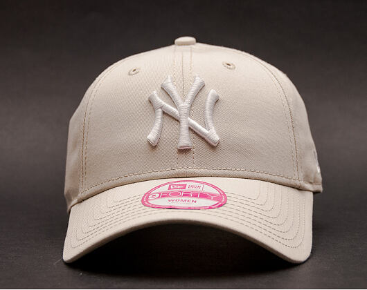 Dámská Kšiltovka New Era League Essential New York Yankees Off White Strapback