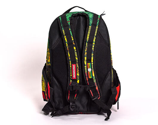 Batoh Sprayground Rasta Money Skate