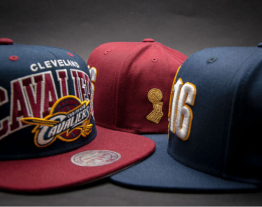 Kšiltovka Mitchell & Ness Championship Cleveland Cavaliers Burgundy Snapback