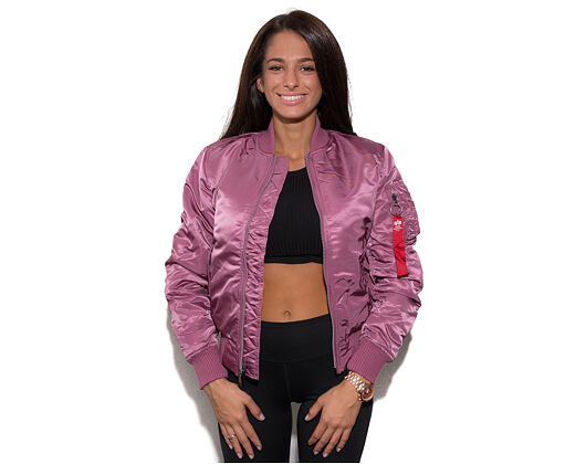 Dámský zimní Bomber Alpha Industries MA-1 SF Wmn Dusty Pink (-5° C)