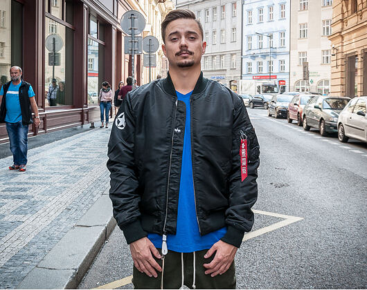 Zimní Bomber Alpha Industries MA-1 VF Army Black (-5° C)
