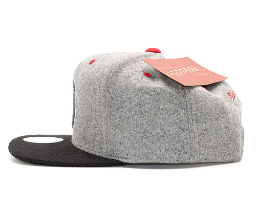 Kšiltovka Mitchell & Ness Greyton Houston Rockets Grey/Black Snapback