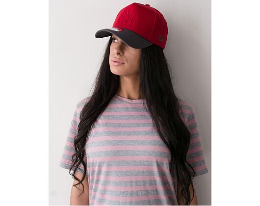 Kšiltovka New Era Gel In Fill New York Yankees Scarlet 9FORTY A-FRAME Snapback