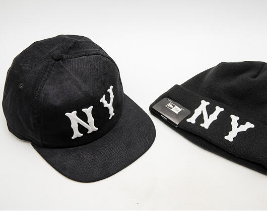Kšiltovka New Era Cooperstown Cord New York Highlanders Black 9FIFTY Snapback