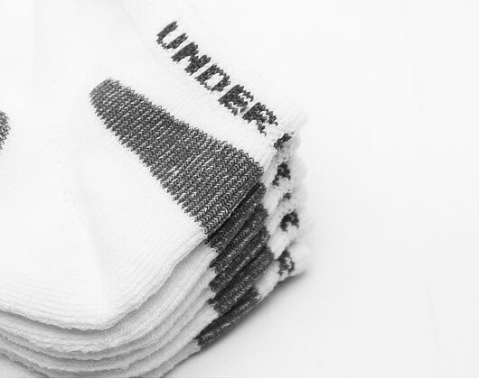 Ponožky Under Armour HeatGear 3 pack No Show White/Black