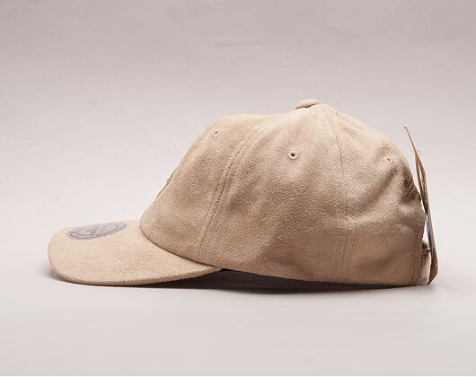 Kšiltovka Mitchell & Ness Micro Suede Slouch Toronto Raptors Tan Strapback