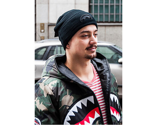 Oboustranná péřová zimní bunda Sprayground Shark Mouth Reversible Camo