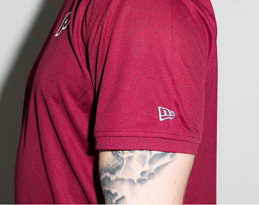 Triko New Era Border Edge Badge Tee Philadelphia Phillies Burgundy/Blue/White