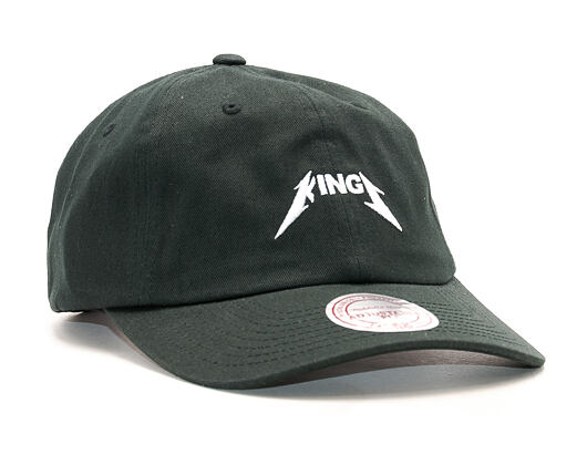 Kšiltovka Mitchell & Ness Rock Font Dad Hat Sacramento Kings Black Strapback