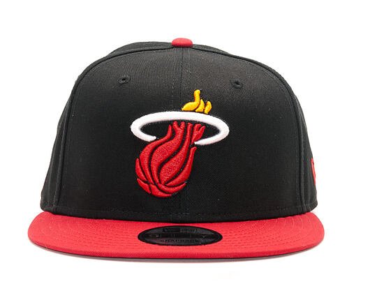 Kšiltovka New Era Team Miami Heat 9FIFTY Black/Red Snapback