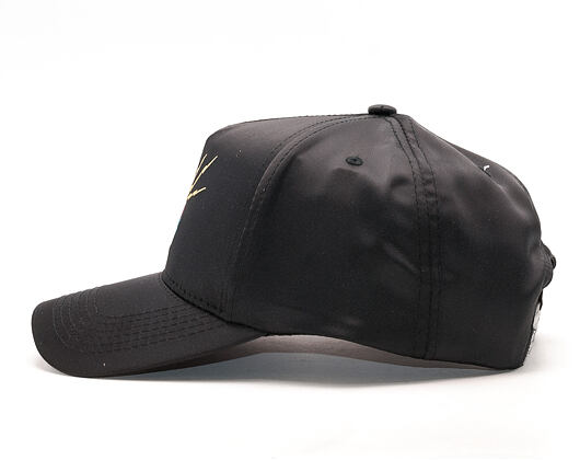 Kšiltovka Pink Dolphin Souvenir Satin Structured Black Snapback