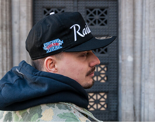 Kšiltovka New Era Throwback Oakland Raiders 9FIFTY Official Team Colors Snapback