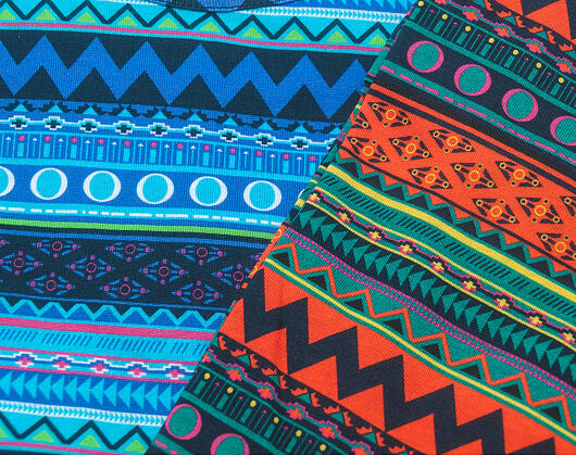 Triko New Era Native AOP Tee Blue Azure