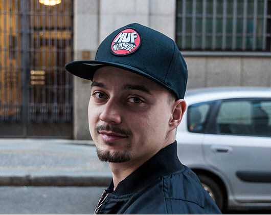 Kšiltovka HUF Rhythm Black Snapback