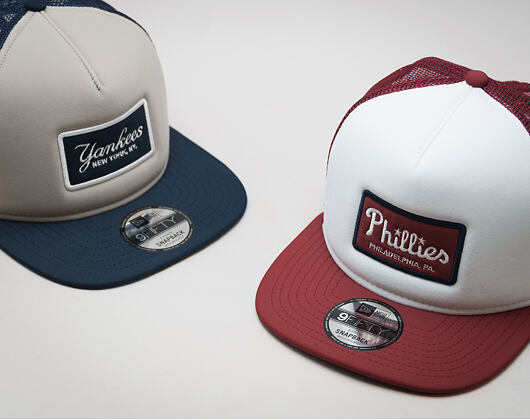 Kšiltovka New Era Emblem Foam Snap Philadelphia Phillies White/Carmine 9FIFTY Snapback