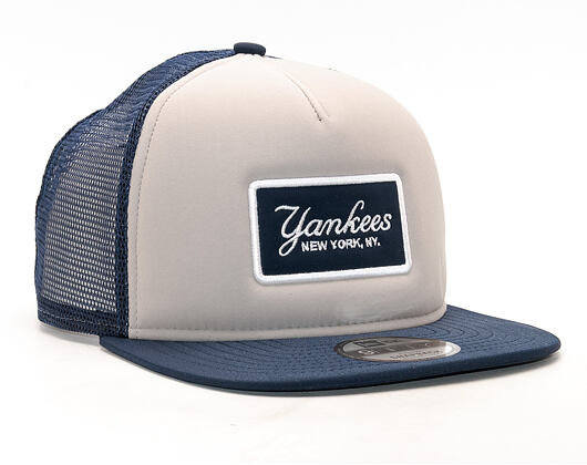Kšiltovka New Era Emblem Foam Snap New York Yankees Gray/Navy 9FIFTY Snapback