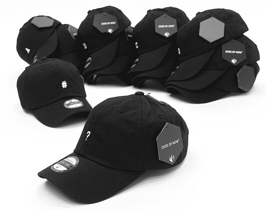 Kšiltovka State of WOW Echo Soft Baseball Cap Black/White Strapback