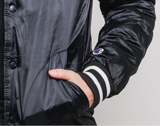 Bomber Champion Reverse Weave Black