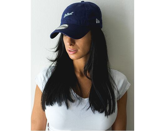 Kšiltovka New Era Sunbleach Unstructured Detroit Tigers 9FORTY Navy Strapback