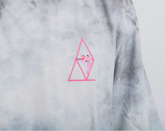 Triko HUF Pink Panther Triple Triangle Grey Crystal Wash