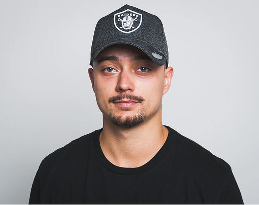 Kšiltovka New Era Jersey Tech A-Frame Oakland Raiders 9FORTY Grey Heather/White Snapback
