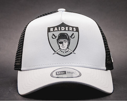 Kšiltovka New Era NFL Throwback Trucker Oakland Raiders 9FORTY White/Official Team Color Snapback