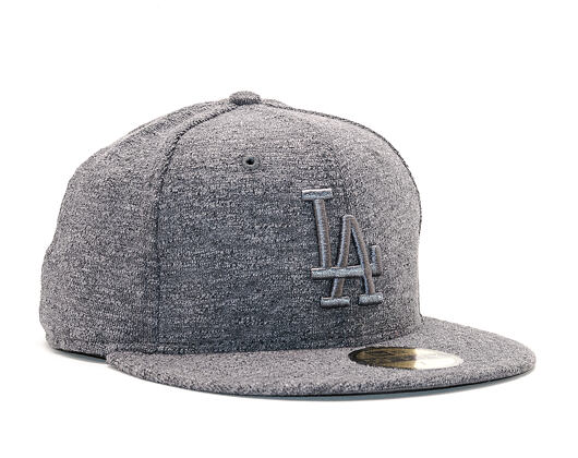 Kšiltovka New Era Slub Los Angeles Dodgers 59FIFTY Gray/Gray