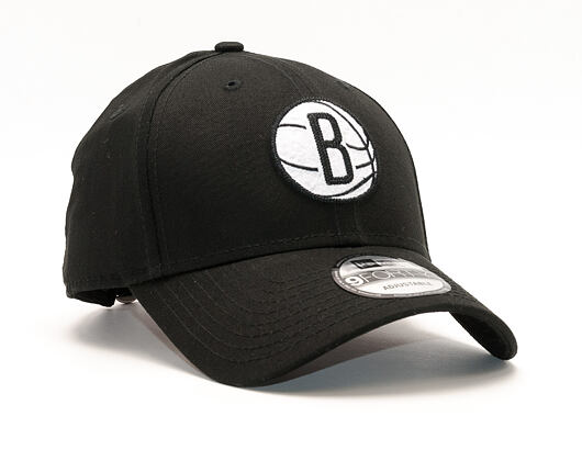Kšiltovka New Era Felt Infill Brooklyn Nets 9FORTY Black/White Strapback