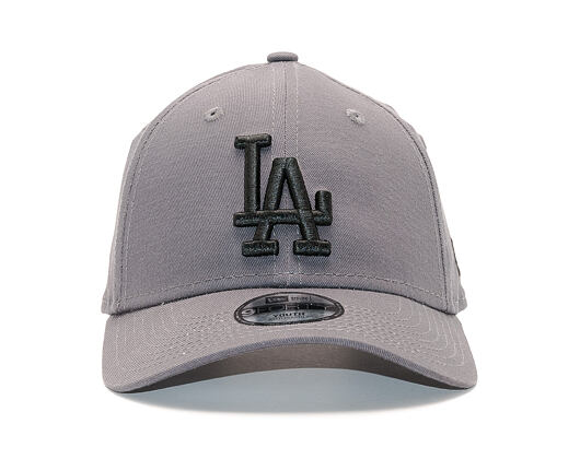 Dětská Kšiltovka New Era League Essential Los Angeles Dodgers 9FORTY Youth Grey Heather/Black Strapb