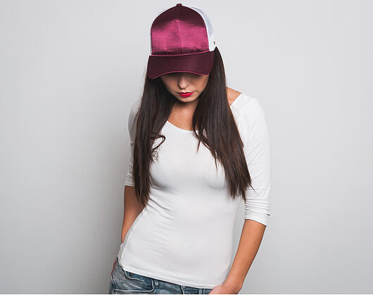 Dámská Kšiltovka New Era Premium Trucker 9FORTY Maroon/Gold Snapback