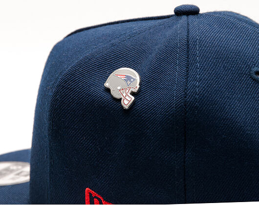 Kšiltovka New Era Character Pin New England Patriots 9FIFTY Official Team Colors Snapback