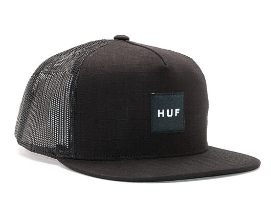 Kšiltovka HUF Box Logo Trucker Black Snapback