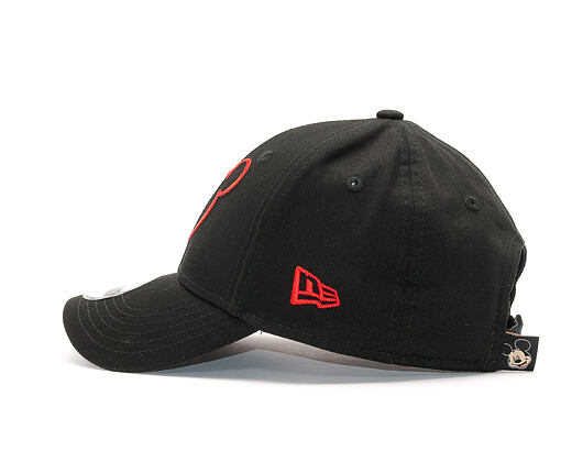 Dětská Kšiltovka New Era Disney Jr Mickey Mouse 9FORTY Child Black/Scarlet Strapback