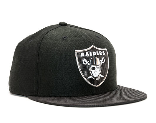 Kšiltovka New Era Black Coll Oakland Raiders 59FIFTY Black