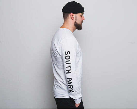 Triko S Dlouhým Rukávem HUF "South Park" Mr Hanky L/S Pocket Tee White