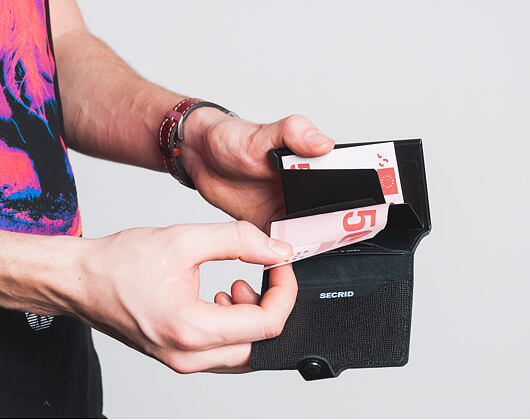 Peněženka Secrid Miniwallet Crisple Black