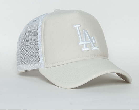 Dámská Kšiltovka New Era Essential A-Frame Trucker Los Angeles Dodgers 9FORTY Satin/White Snapback