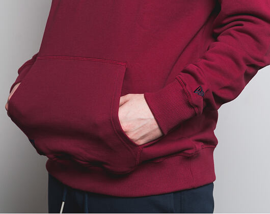 Mikina S Kapucí New Era World Hood Oversized Hoody Cardinal