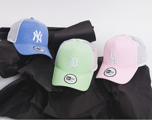 Kšiltovka New Era Oxford A Frame Trucker Detroit Tigers 9FORTY Green Snapback