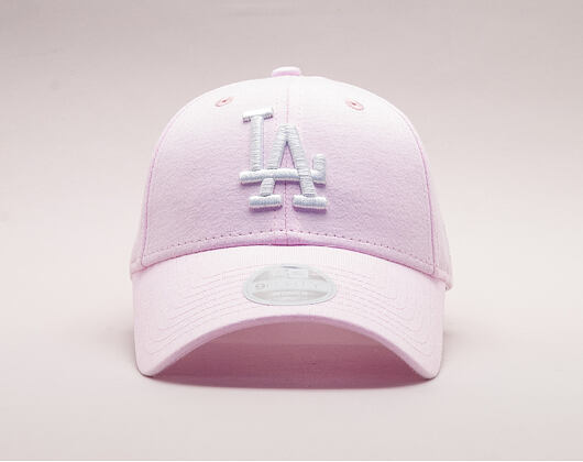 Dámská Kšiltovka New Era Jersey Los Angeles Dodgers 9FORTY Pink/White Strapback