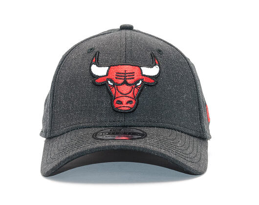 Kšiltovka New Era Heather Team Chicago Bulls 39THIRTY Heather Black