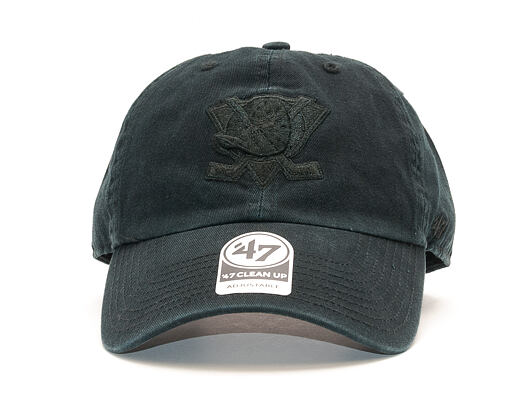 Kšiltovka 47 Brand Clean Up Anaheim Ducks Black/Black Strapback