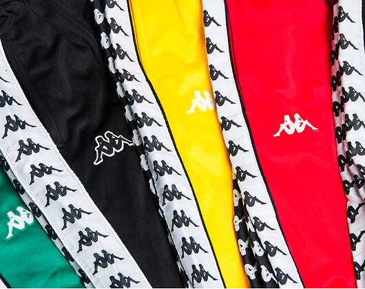 Tepláky Kappa Banda Astoria Snaps Slim Black/White