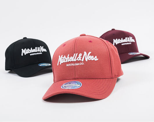 Kšiltovka Mitchell & Ness Pinscript High Crown 110 Maroon Snapback