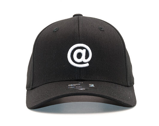 Kšiltovka State of WOW ALPHABET - Zavináč Baseball Cap Crown 2 Black/White Strapback