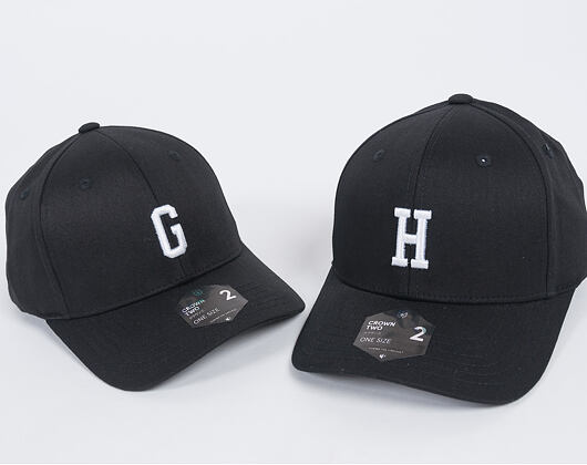 Kšiltovka State of WOW ALPHABET - Hotel Baseball Cap Crown 2 Black/White Strapback