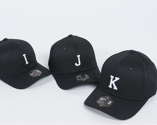 Kšiltovka State of WOW ALPHABET - India Baseball Cap Crown 2 Black/White Strapback